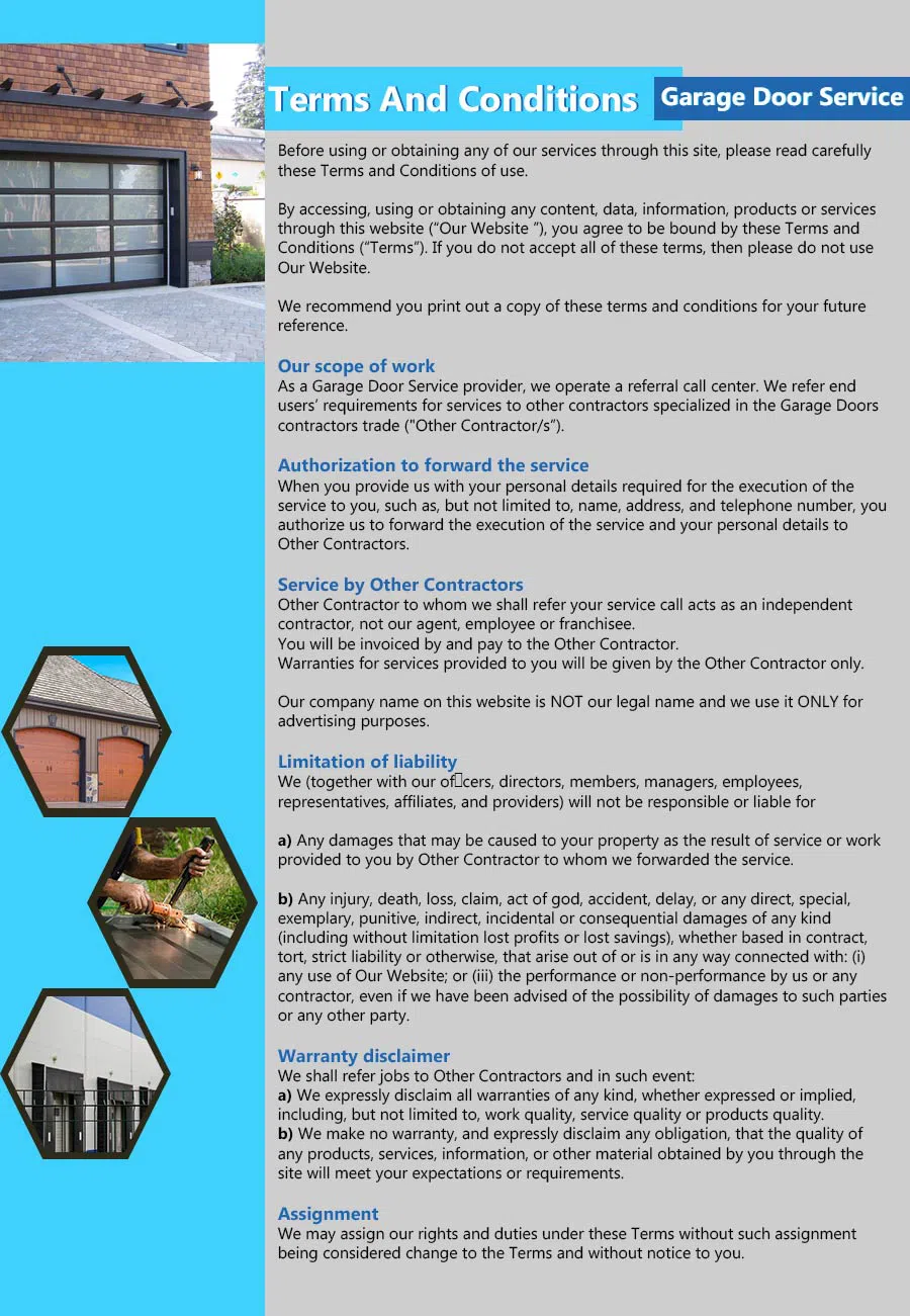 Capitol Garage Doors Compton, CA 310-846-3372 - terms4